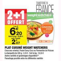 Promo Plat Cuisiné Weight Watcher chez Carrefour Market