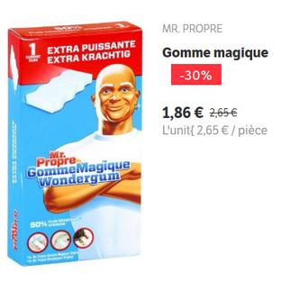 Gomme Magique Mr Propre chez MonoprixGomme Magique Mr Propre  chez Monoprix - Catalogues Promos & Bons Plans, ECONOMISEZ ! 