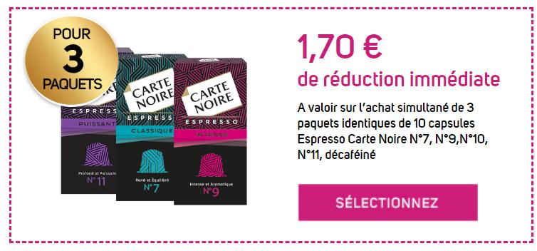 Anti-crise.fr | Carte Noire : 1.7 € de réduction jusqu’au 30/09/2019