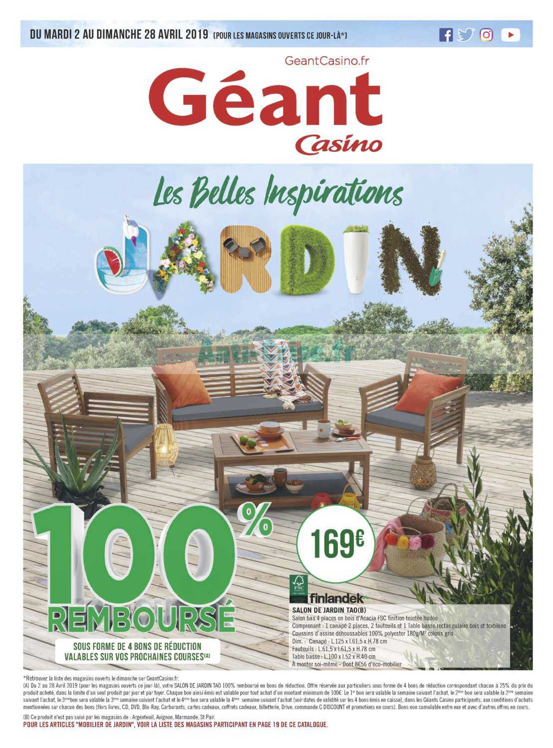 Catalogue promotion geant casino