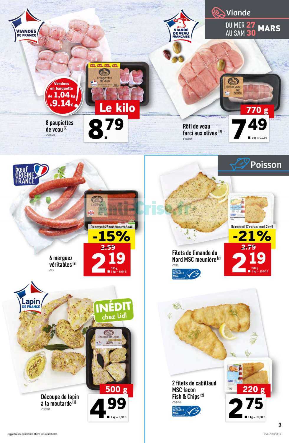 Catalogue Lidl Du 27 Mars Au 02 Avril 2019 Catalogues Promos