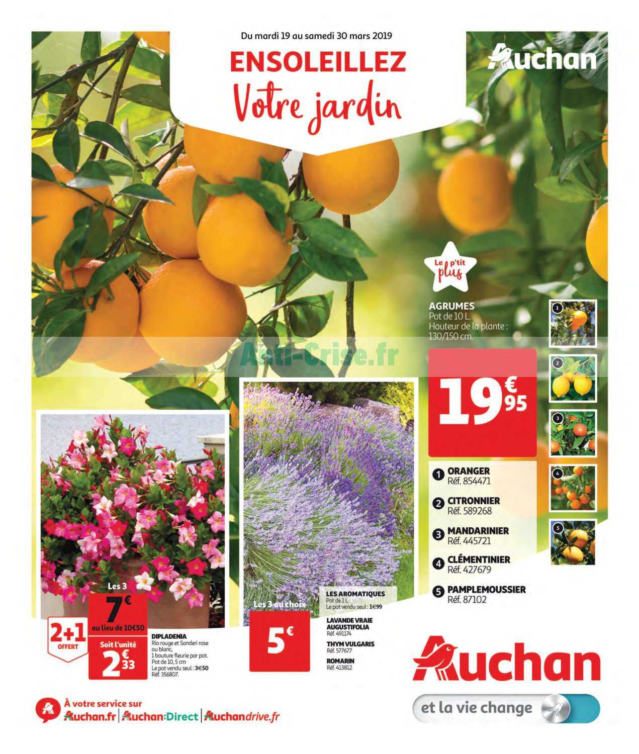 Catalogue Auchan du 19 au 30 mars 2019 (Jardin) Catalogues Promos