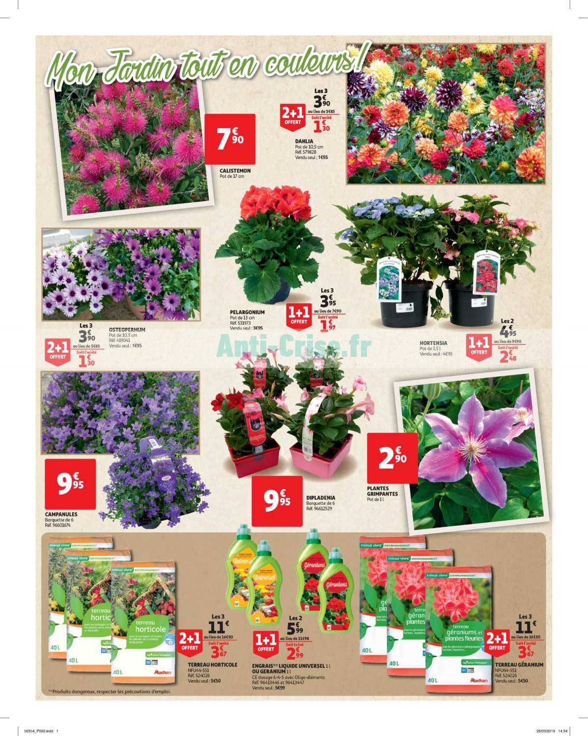 Catalogue Auchan Du 17 Au 23 Avril 2019 Jardin Catalogues