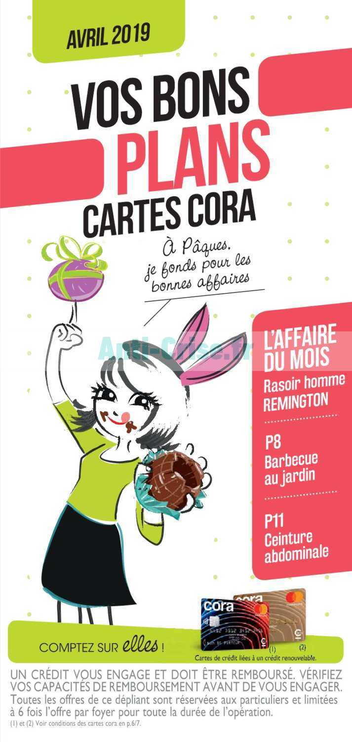 Combien J'ai Sur Ma Carte Cora CORA : le nouveau catalogue du 01 au 30 avril 2019 est disponible! Que