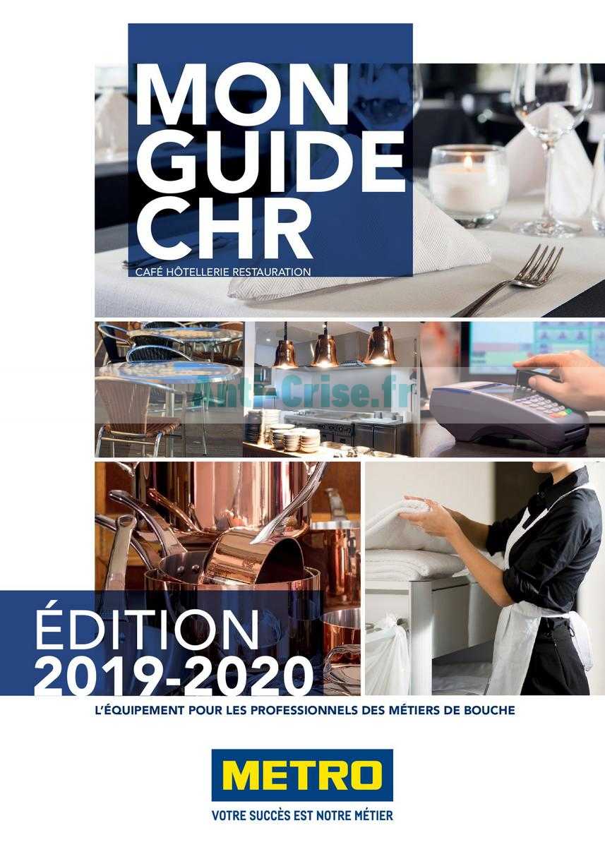 Anticrise.fr Catalogue Métro du 16 avril 2019 au 31 décembre