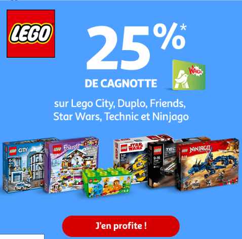 Promo LEGO Auchan : 25% d'économies sur une sélection de sets - HelloBricks