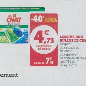 Lessive En Capsules Le Chat Chez Hyper U 0406 1506