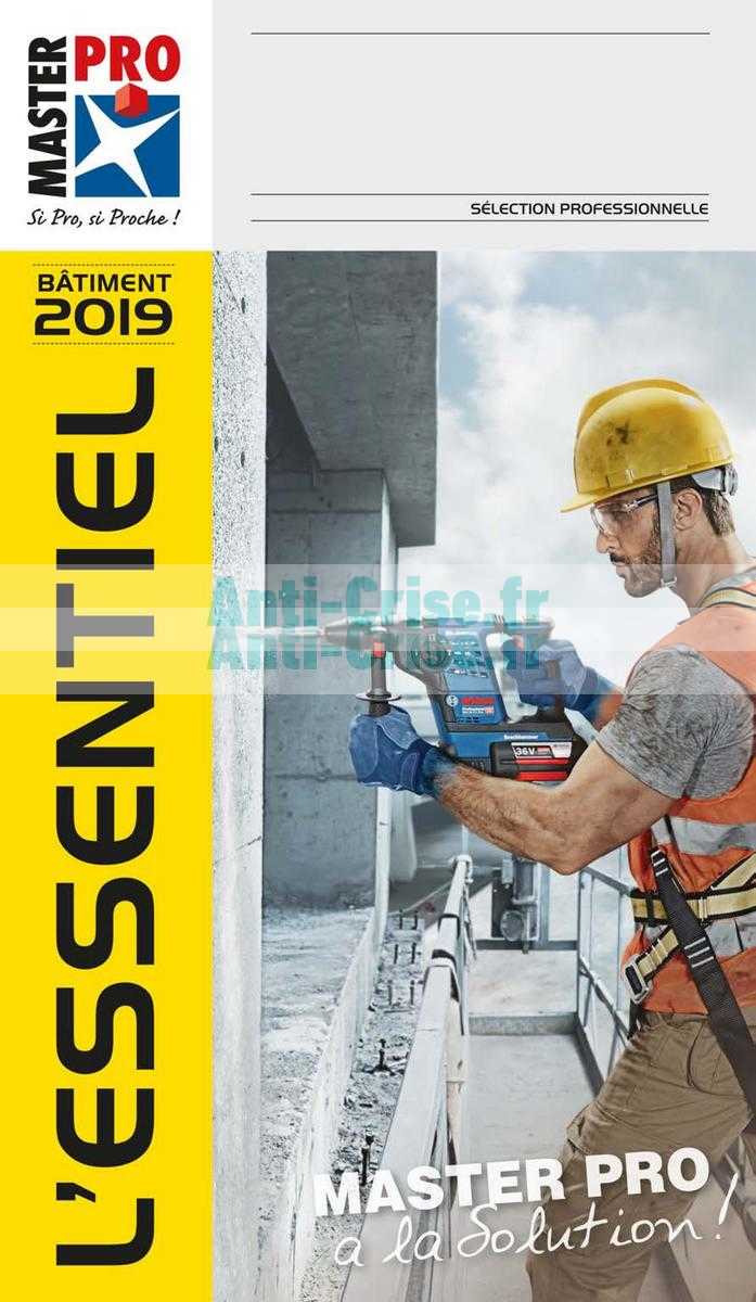 Anticrise.fr Catalogue Master Pro du 01 janvier au 31 décembre 2019