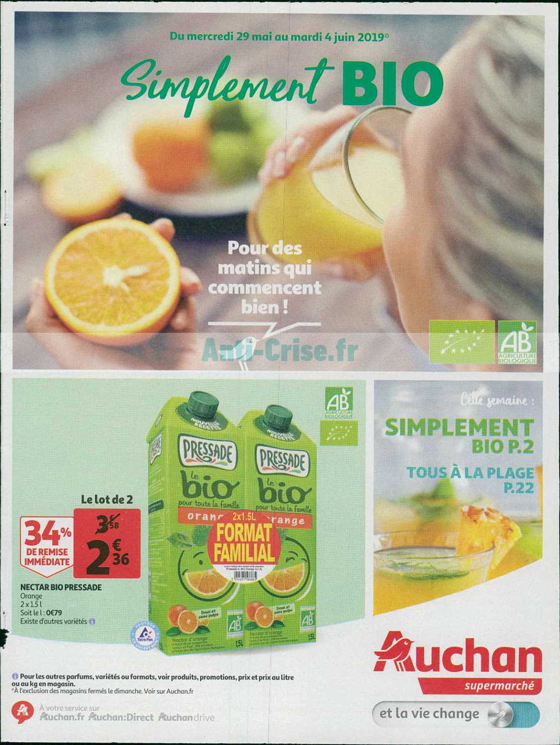 Catalogue Auchan Supermarché Du 29 Mai Au 04 Juin 2019