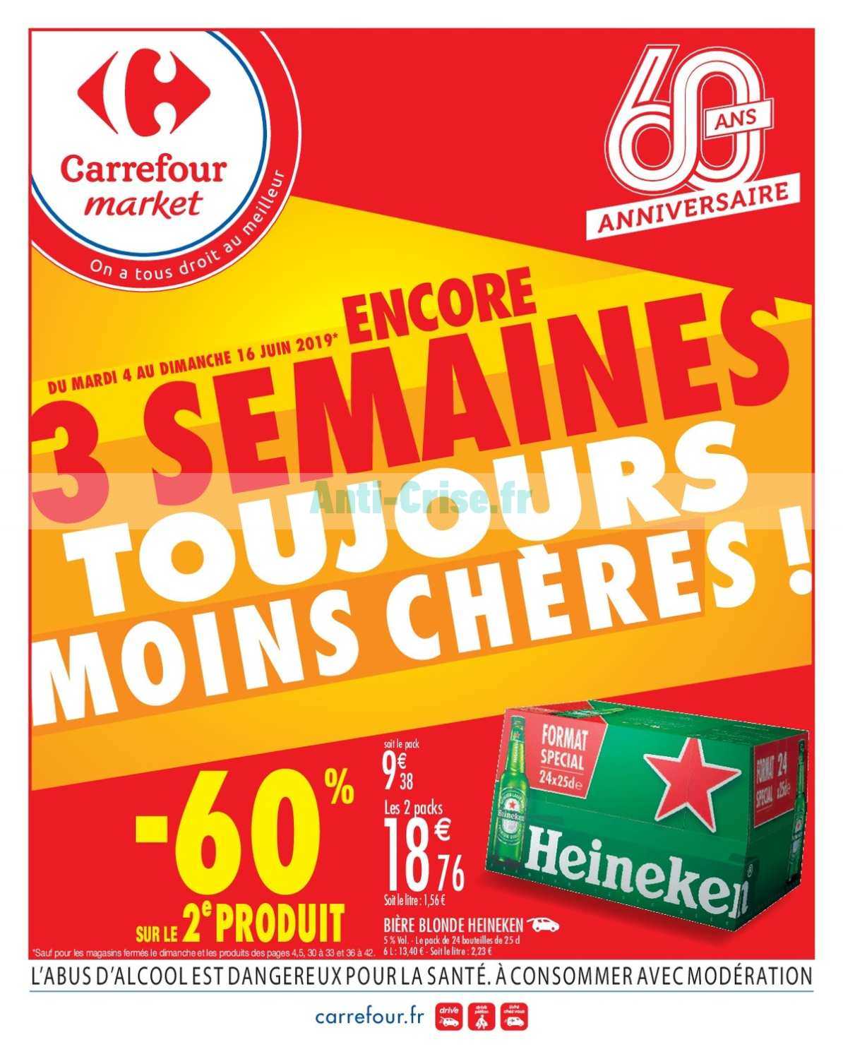 Carrefour Market Le Nouveau Catalogue Du 04 Au 16 Juin 19 Est Disponible Ne Ratez Pas Les Promos Du Catalogue