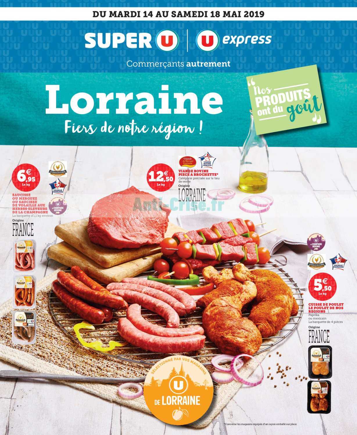 Anti Crisefr Catalogue Super U Du 14 Au 18 Mai 2019 Lorrainesuper U Le Nouveau Catalogue 