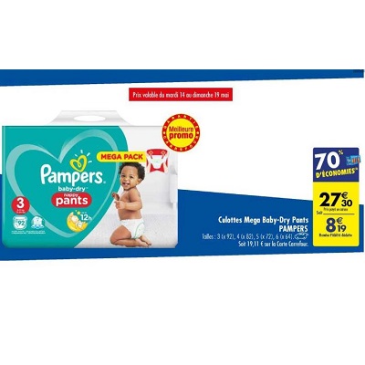 pampers pants carrefour