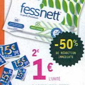 Promo Papier Toilette Humide Fess'Nett chez E.Leclerc