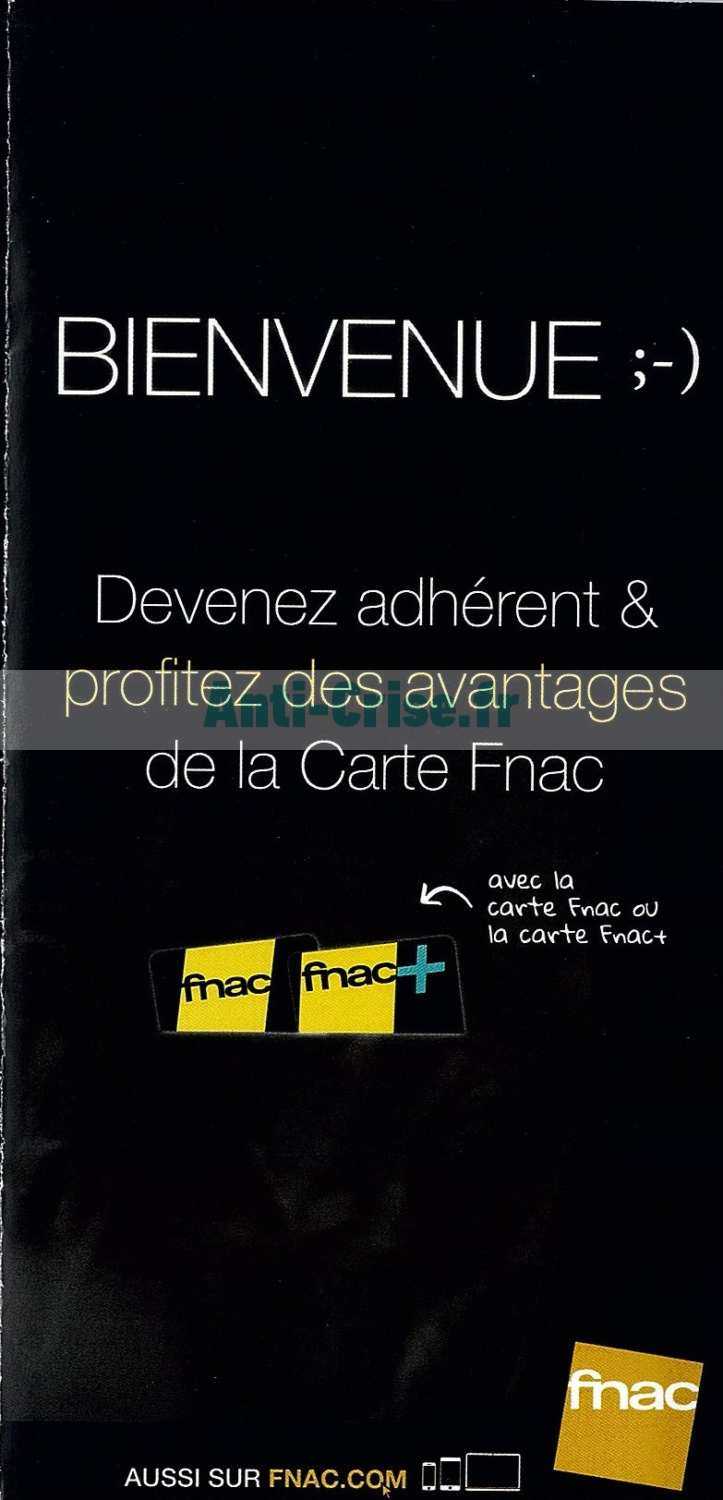Anticrise.fr Catalogue Fnac du 30 juin au 31 décembre 2019FNAC le