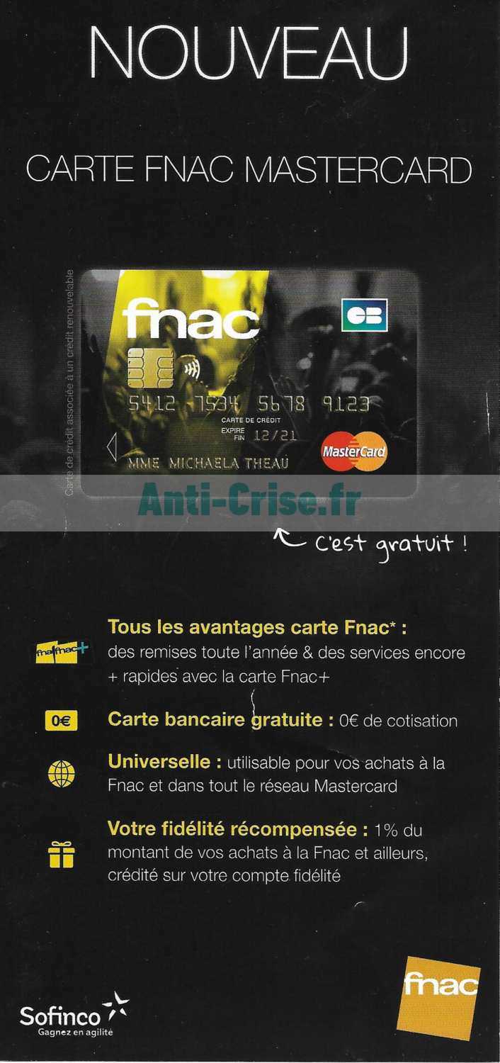 Anticrise.fr Catalogue Fnac du 30 juin au 31 décembre 2019FNAC le