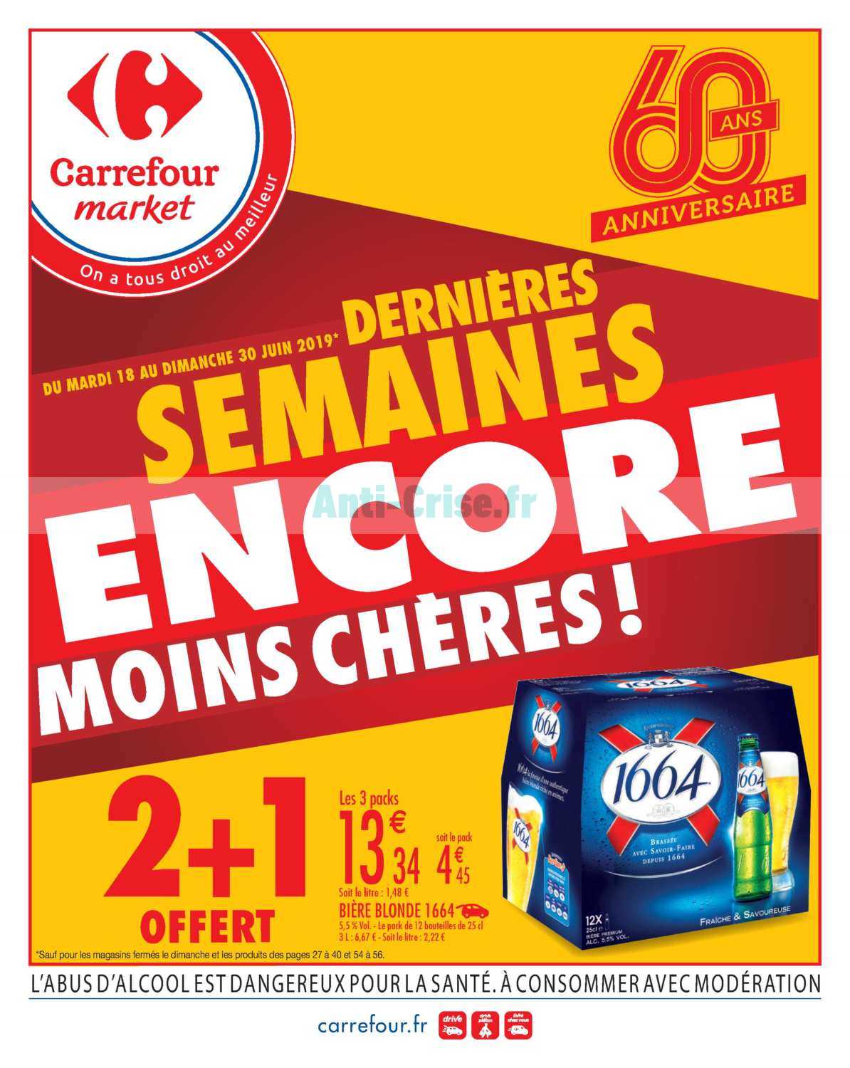 Carrefour Market Le Nouveau Catalogue Du 18 Au 30 Juin 19 Est Disponible Voici Les Dernieres Promos A Ne Pas Manquer