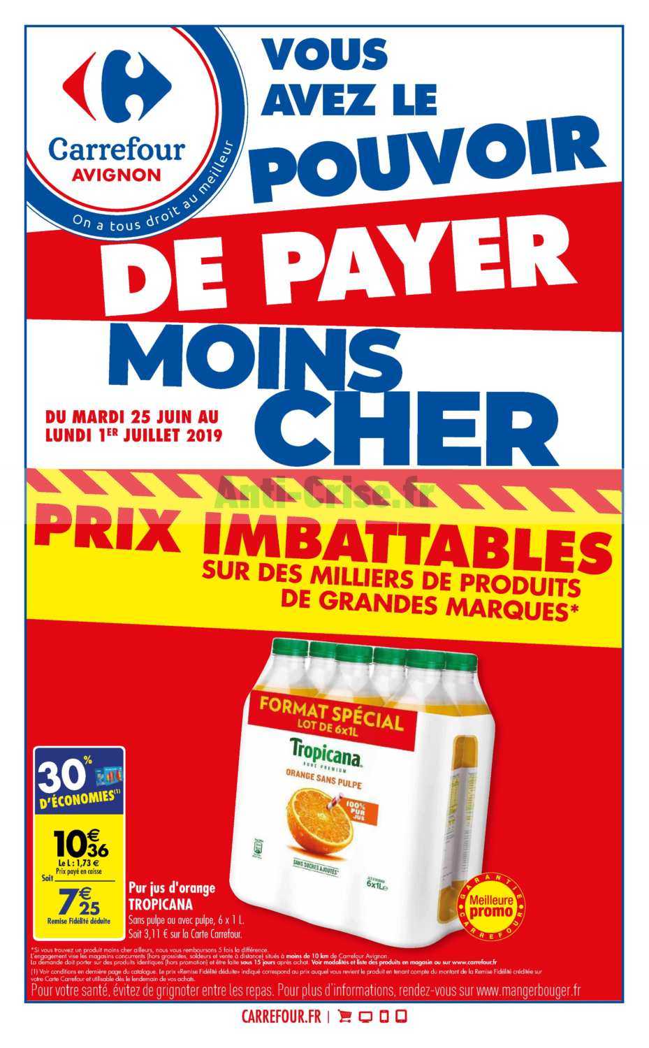 Anti-crise.fr | Catalogue Carrefour Du 25 Juin Au 01 Juillet 2019 ...