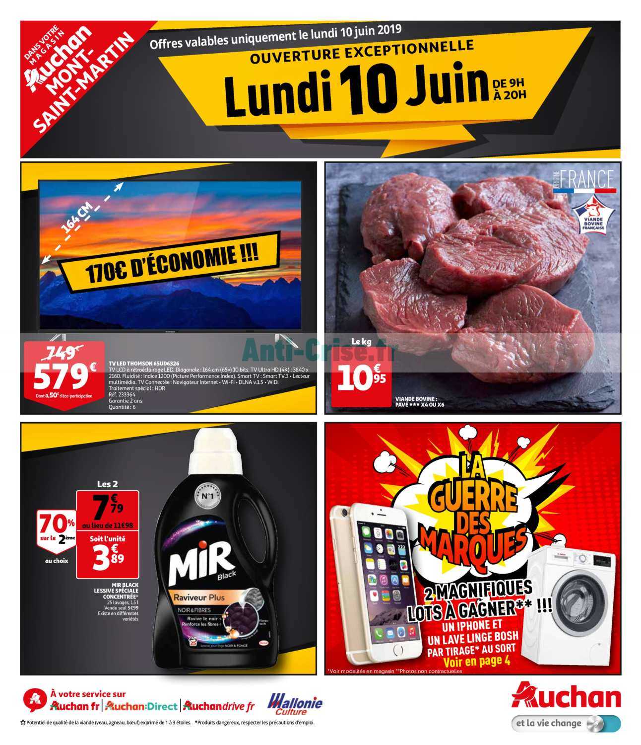 Publicité auchan mont saint martin