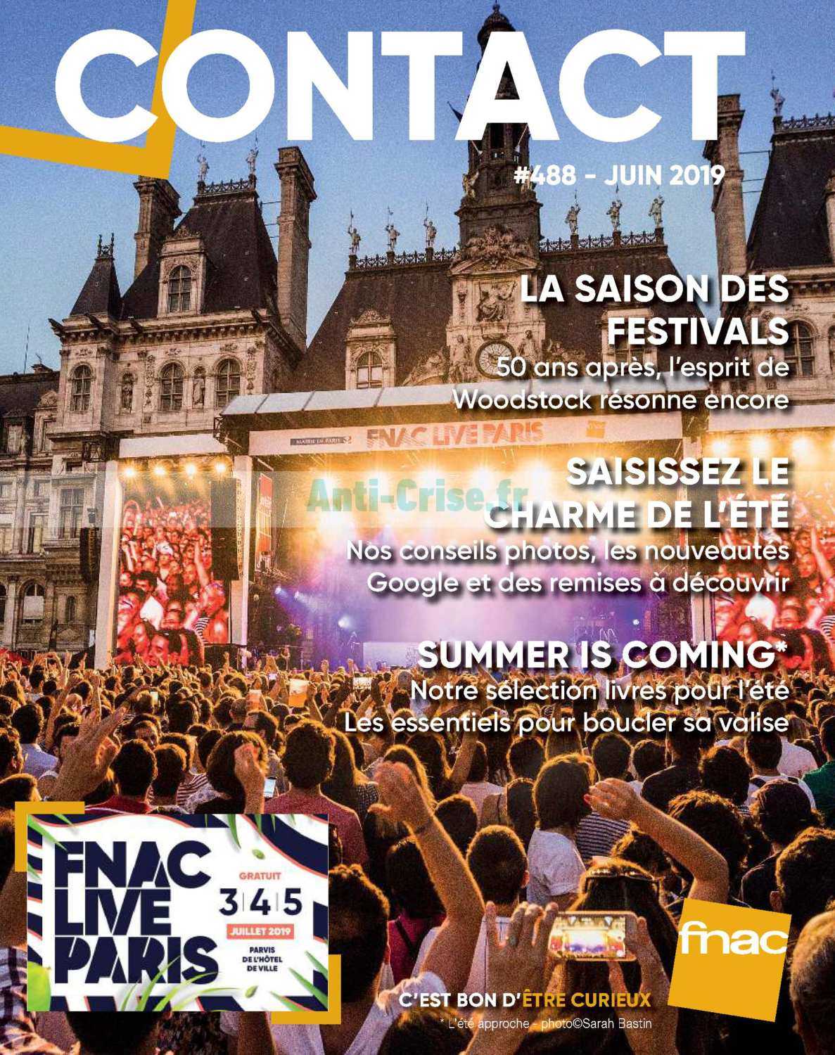 Anticrise.fr Catalogue Fnac du 01 au 30 juin 2019FNAC le nouveau