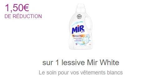 MIR Lessive blanc raviveur 1,5 L