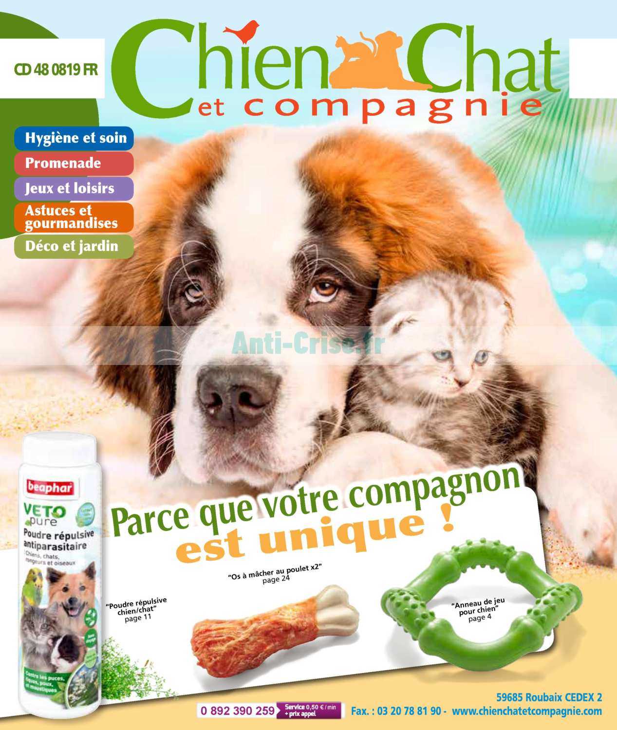 Catalogue Chien Chat Et Compagnie Du 23 Juillet 2019 Au 31