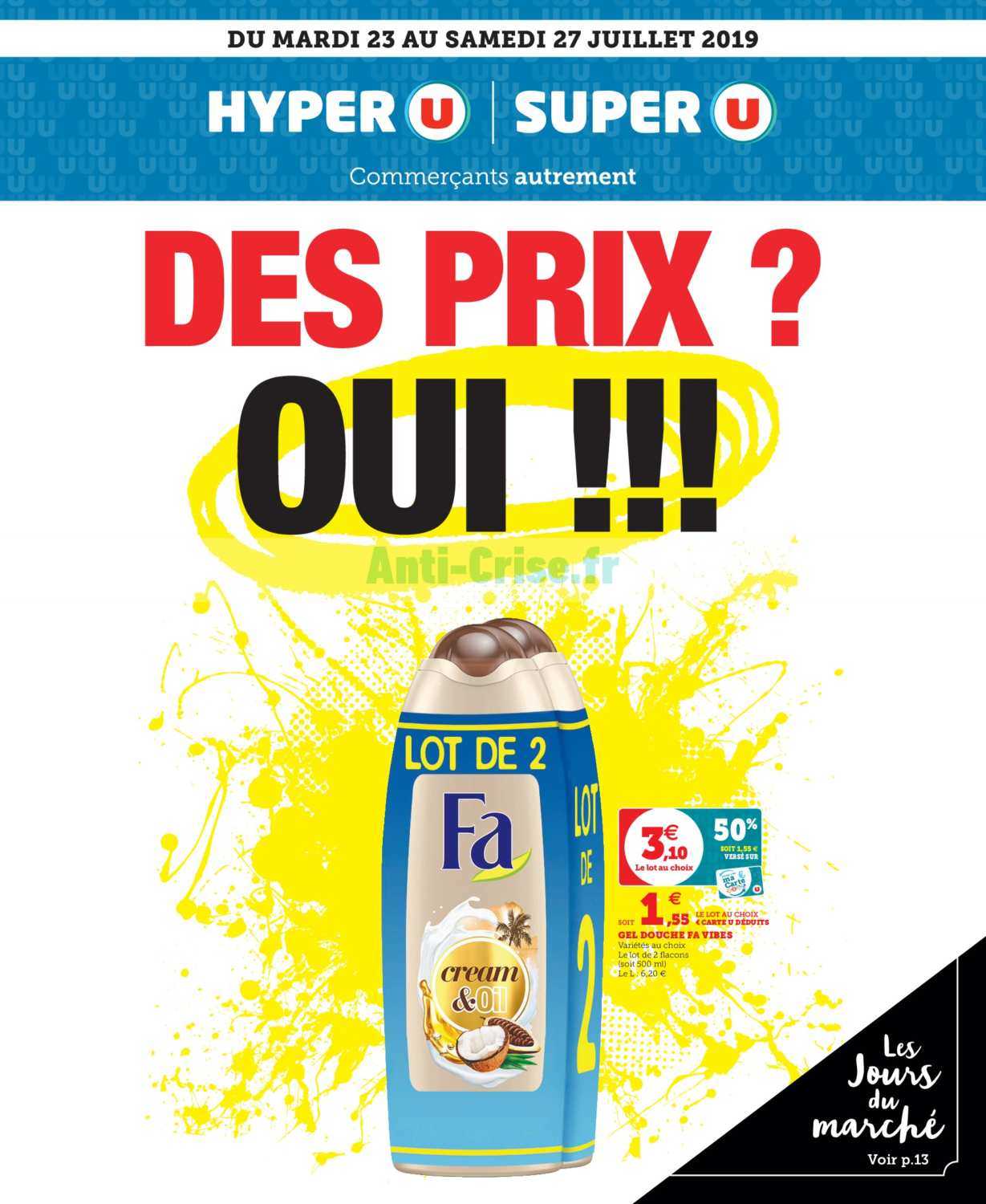 Anti Crisefr Catalogue Super U Du 23 Au 27 Juillet 2019 Estsuper U Le Nouveau Catalogue 