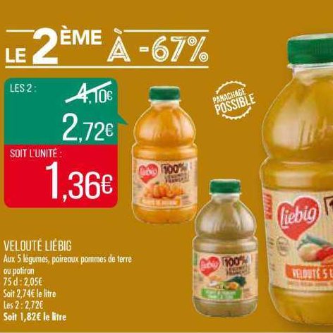 Promo Liebig soupe chez Match