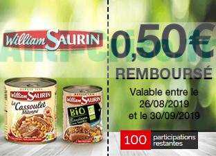 William Saurin Cassoulet 100% Volaille