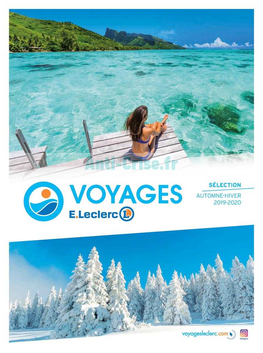 catalogue leclerc voyage