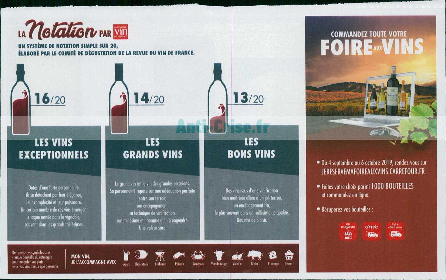 Anti Crise Fr Catalogue Carrefour Du 10 Septembre Au 31 Octobre 2019 Foire Aux Vins Carrefour Le Nouveau Catalogue Du 10 Septembre Au 31 Octobre 2019 Est Disponible Ne Manquez Pas Les Reductions Du Catalogue