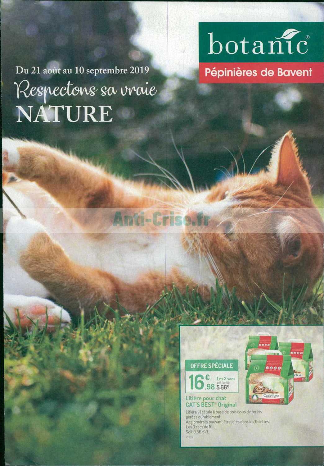 Botanic Le Nouveau Catalogue Du 21 Aout Au 10 Septembre 19 Est Disponible Les Nouvelles Promos