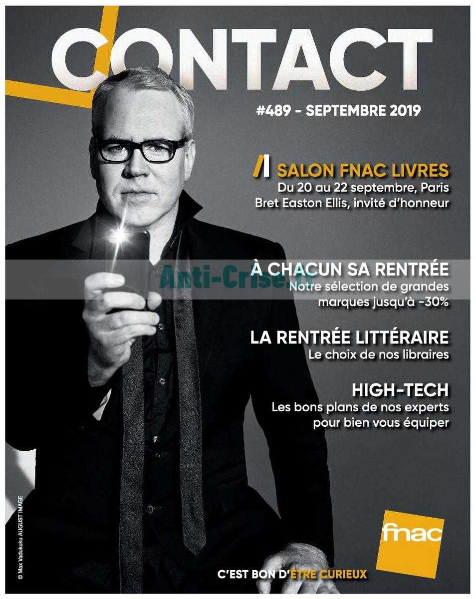 Anticrise.fr Catalogue Fnac du 01 au 30 septembre 2019FNAC le