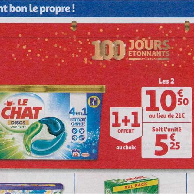 Lessive En Capsules Le Chat Chez Auchan 2509 0110