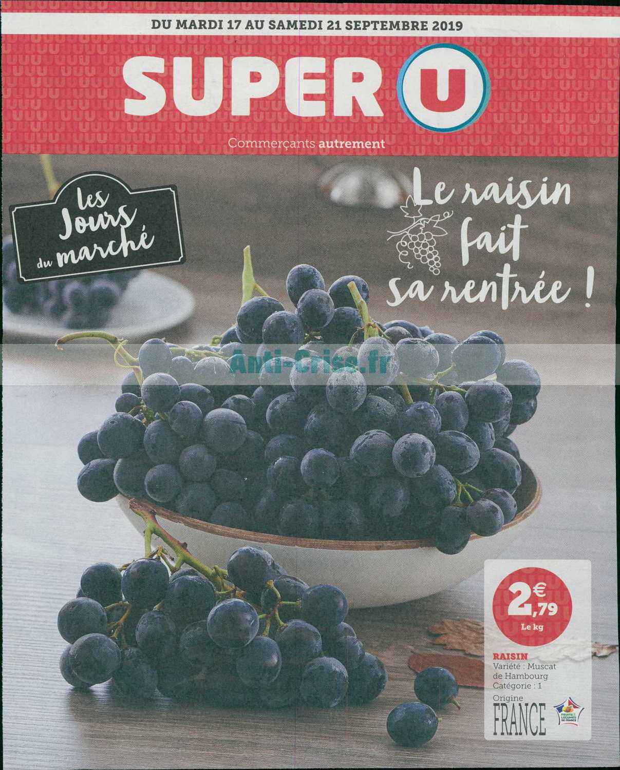 Anti Crisefr Catalogue Super U Du 17 Au 21 Septembre 2019 Nordsuper U Le Nouveau 