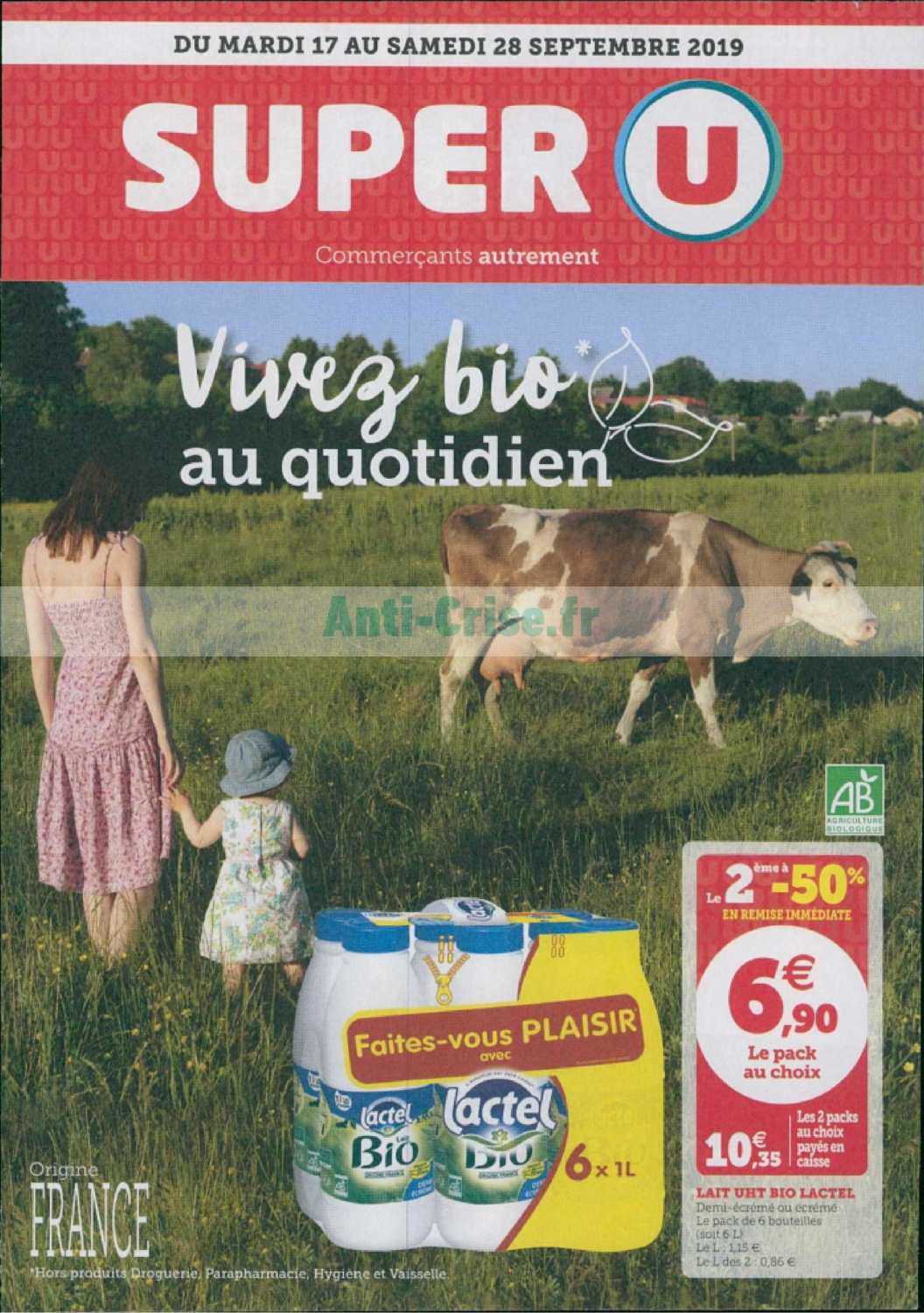 Anti Crisefr Catalogue Super U Du 17 Au 28 Septembre 2019 Biosuper U Le Nouveau Catalogue 