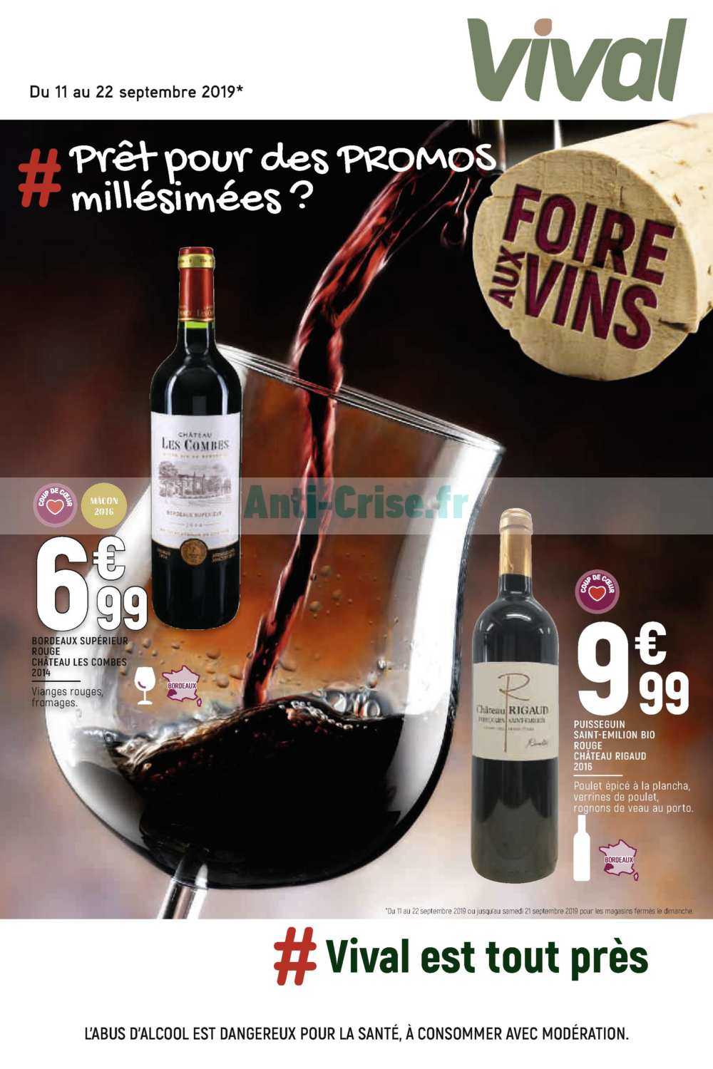 Anti Crise Fr Catalogue Vival Du 11 Au 22 Septembre 2019 Foire Aux Vins Vival Le Nouveau Catalogue Du 11 Au 22 Septembre 2019 Est Disponible Economisez Grace Aux Promos De Ce Catalogue