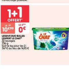 Lessive En Capsules Le Chat Chez Leader Price 0511 1111