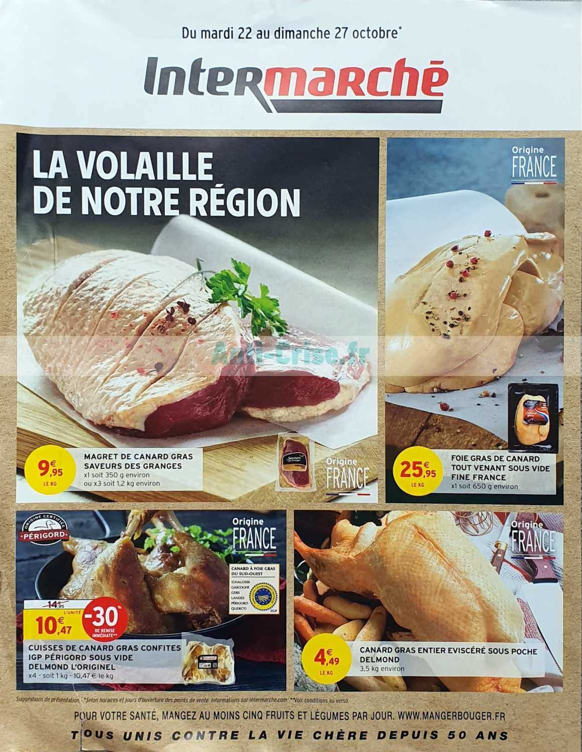 Anticrise.fr Catalogue Intermarché du 22 au 27 octobre 2019 (Centre