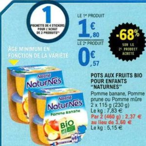 Anti Crise Fr Naturnes Fruits Nestle Bebe Chez Leclerc 13 11 23 11 Naturnes Fruits Nestle Bebe Chez Leclerc 13 11 23 11 Catalogues Promos Bons Plans Economisez Anti Crise Fr