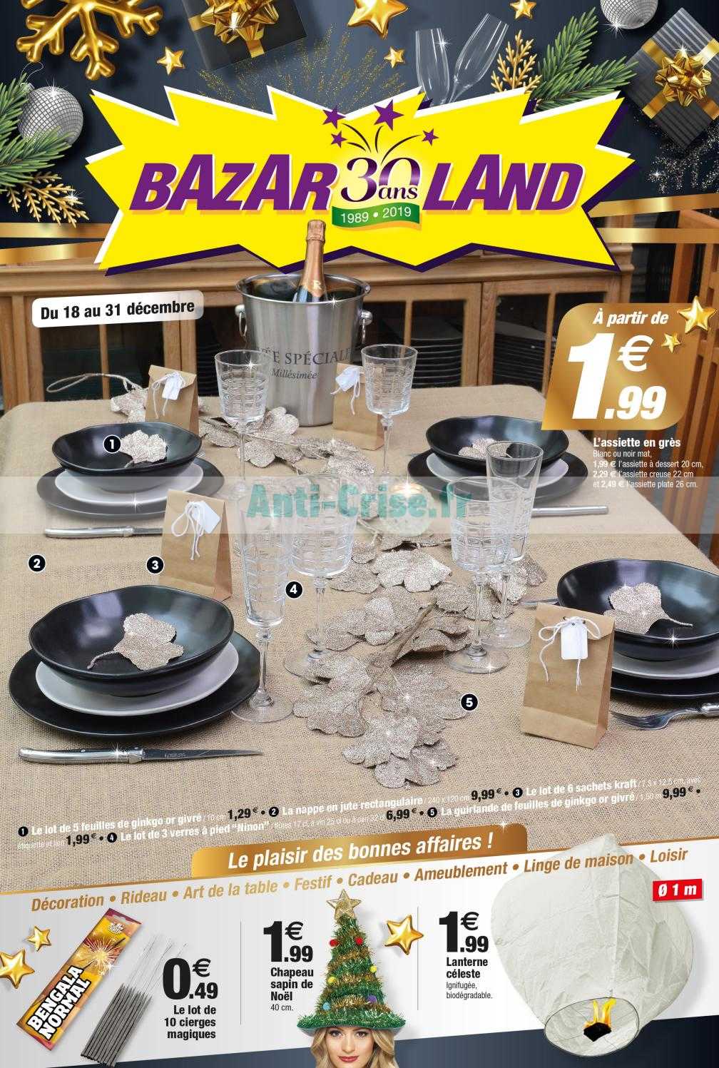 Promo La bombe de table chez Bazarland