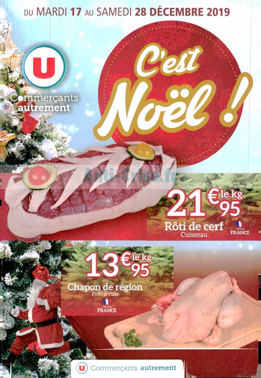 Anti-crise.fr | Catalogue Super U du 17 au 28 décembre 2019 (Nord