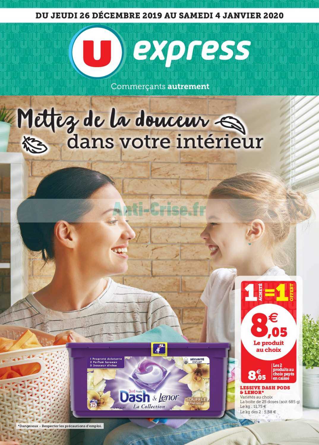 Anti Crisefr Catalogue U Express Du 26 Décembre 2019 Au 04 Janvier 2020 Blancu Express Le 