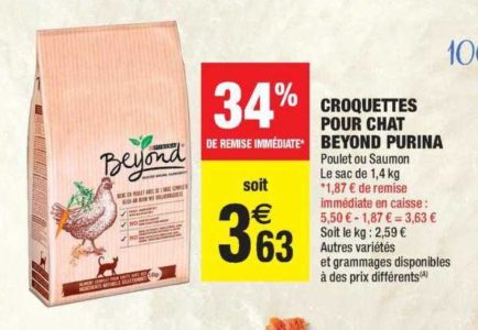 Croquettes Pour Chats Beyond Chez Carrefour Market 28 01 02 02 Catalogues Promos Bons Plans Economisez Anti Crise Fr