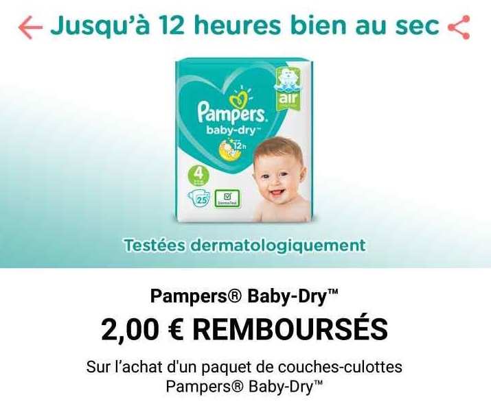 Anti crise fr Pampers 2 de réduction jusquau 06 03 2020 Offre