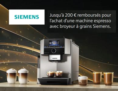 Siemens Expresso Broyeur TQ703R07 pas cher 