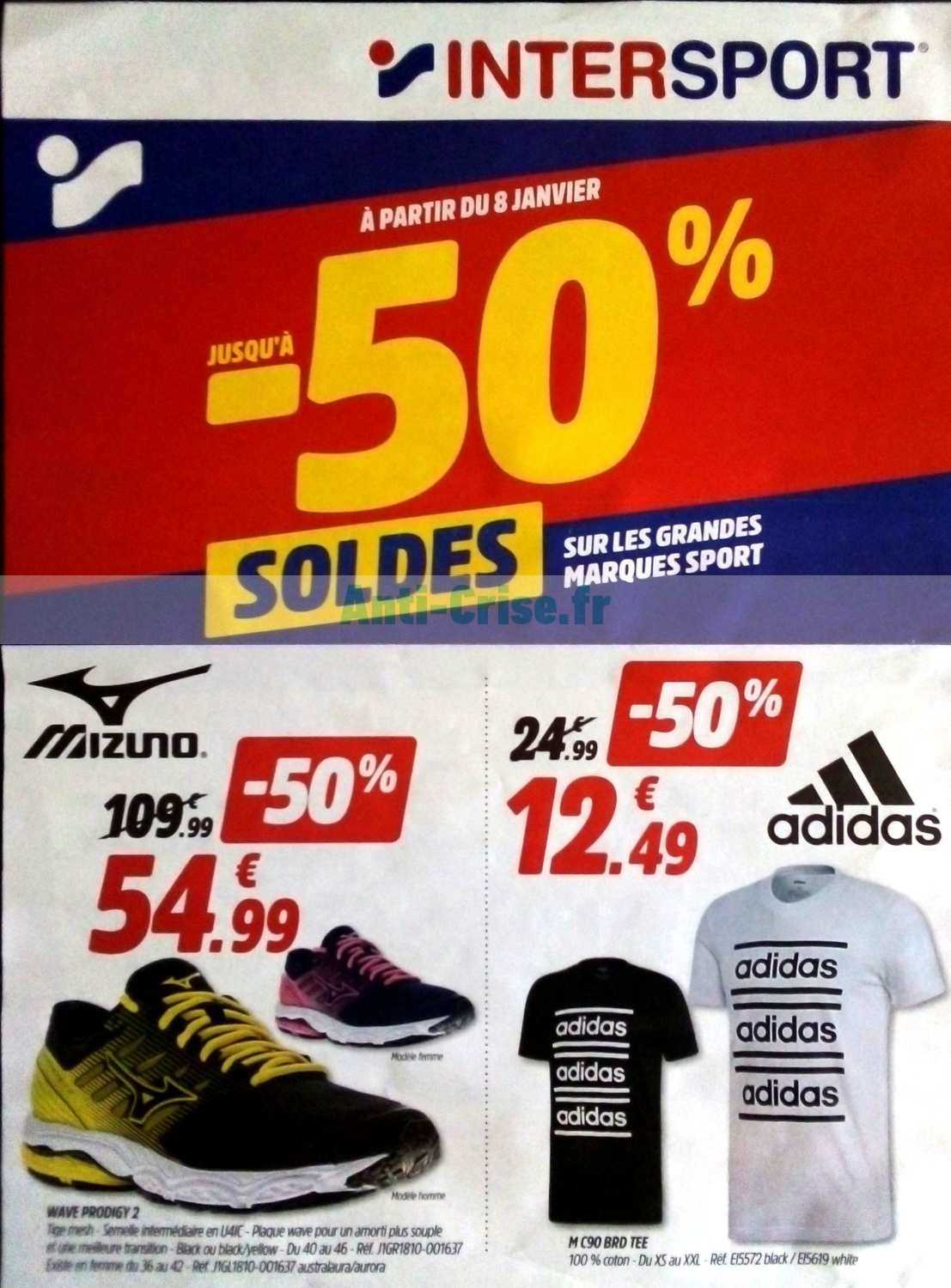 Anticrise.fr Catalogue Intersport du 08 janvier au 04 février