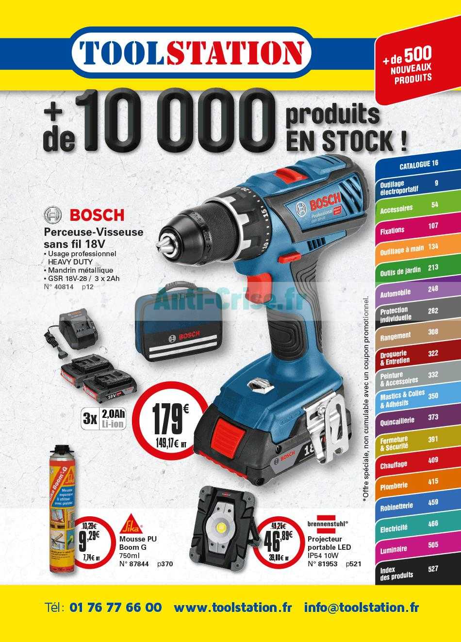 Anticrise.fr Catalogue ToolStation du 25 février au 31 décembre 2020