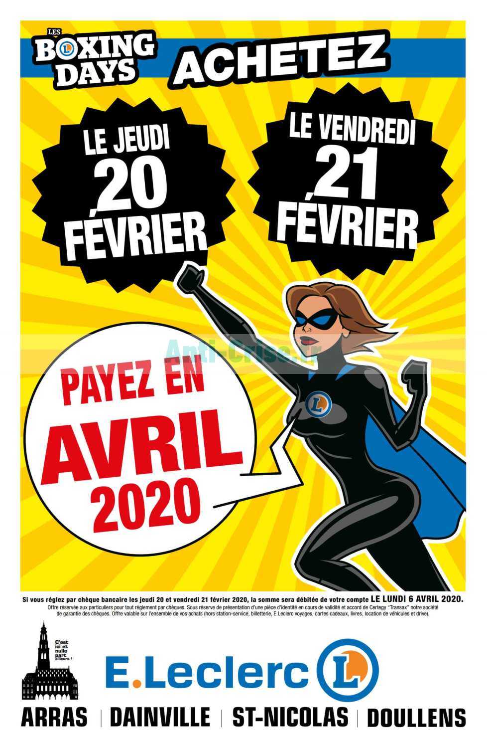 Anticrise.fr Catalogue Leclerc du 20 au 21 février 2020 (Dept 62