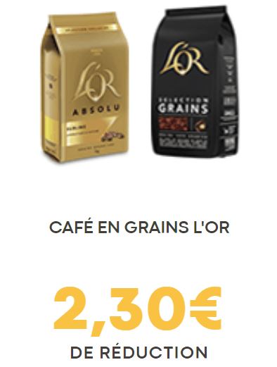Promo L'Or Café En Grains Absolu chez Intermarché