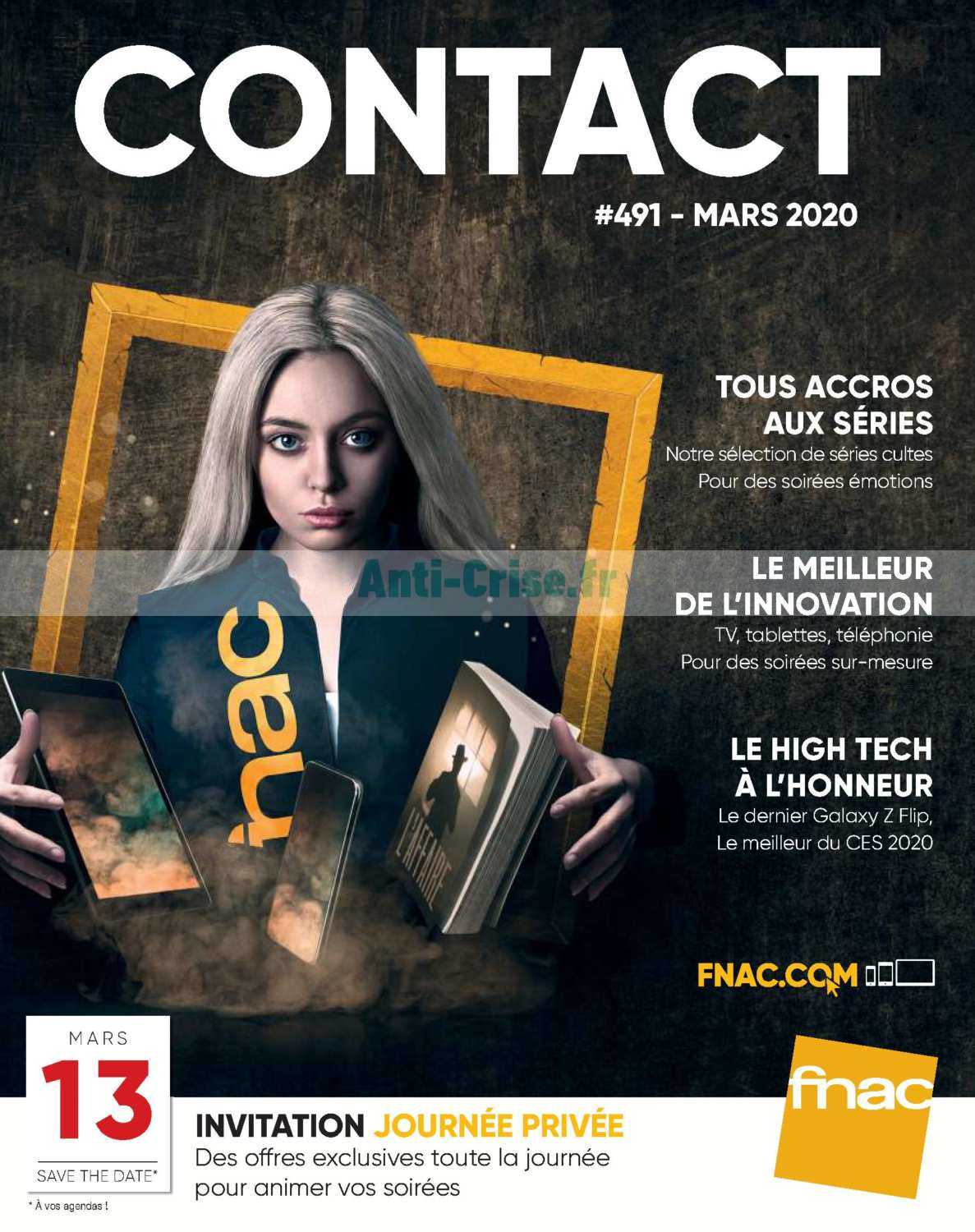 Anticrise.fr Catalogue Fnac du 06 au 29 mars 2020FNAC le nouveau